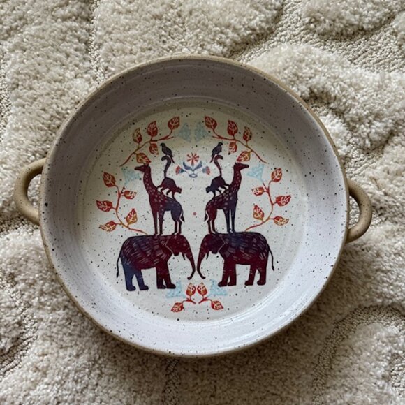 Anthropologie Bakeware Quiche Pie Plate - Picture 1 of 4